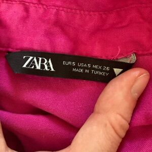 Statement Hot Pink Zara Dress